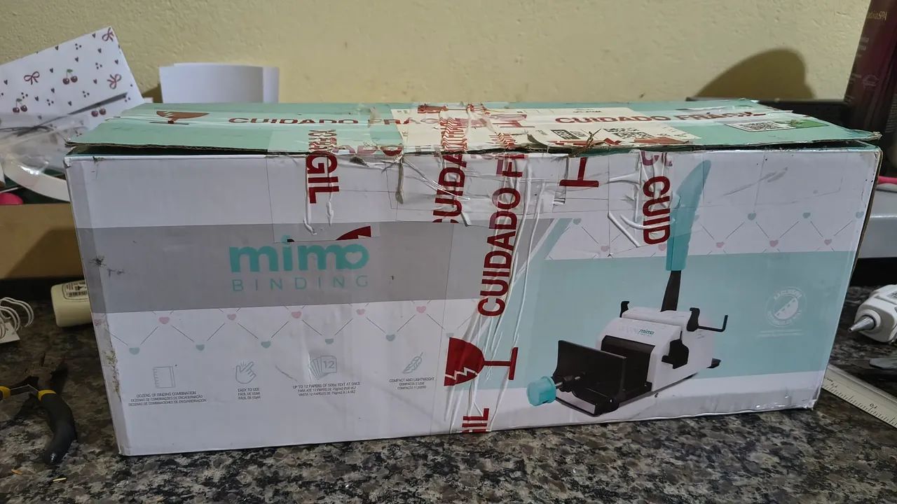 Encadernadora Mimo Binding - Furo Retangular (Wire-o) - 1ª Versão - Foto 5
