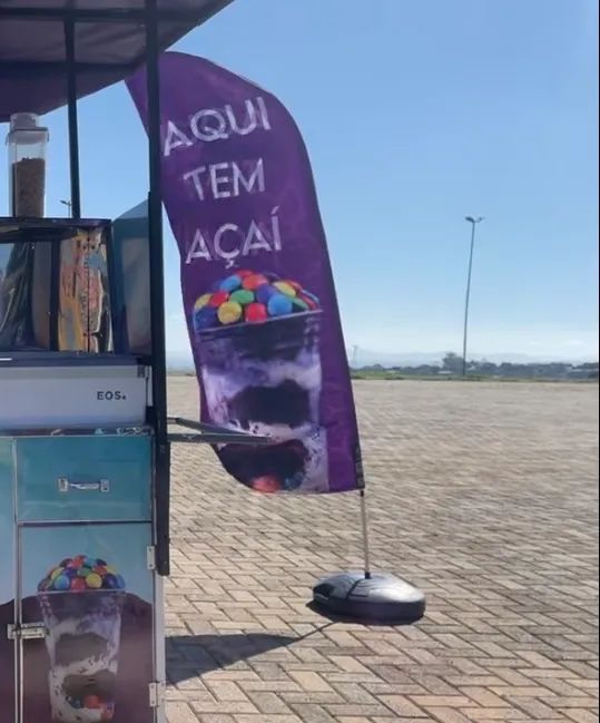 Wind Banner Açaí 2 metros - Foto 2