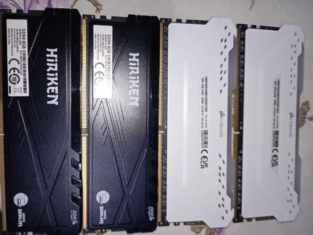 計32GB(8GB×4枚) DDR4-3200AA Memoria ram ddr4 3200MHZ 4X8 32GB para trocar por 2x16 - Memória