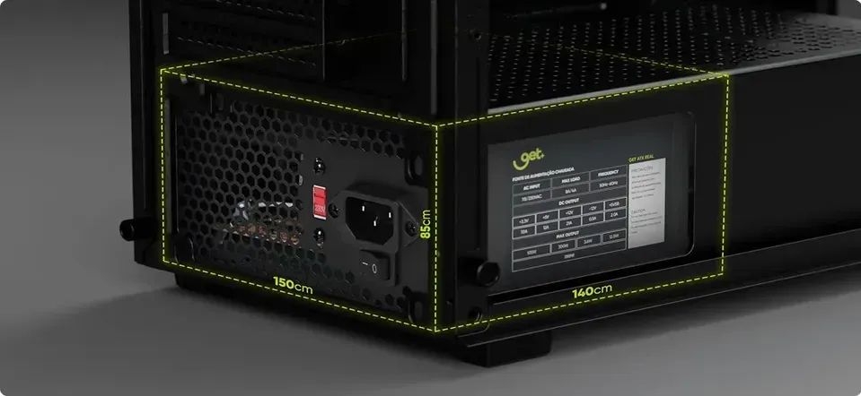 FONTE 500W NOVA NA CAIXA - Foto 2
