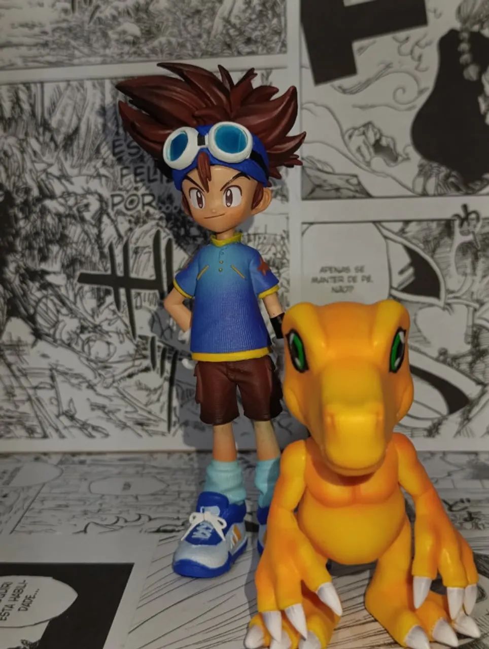 OPORTUNIDADE | Action Figures Tai Yagami e Agumon (Digimon) - Foto 2