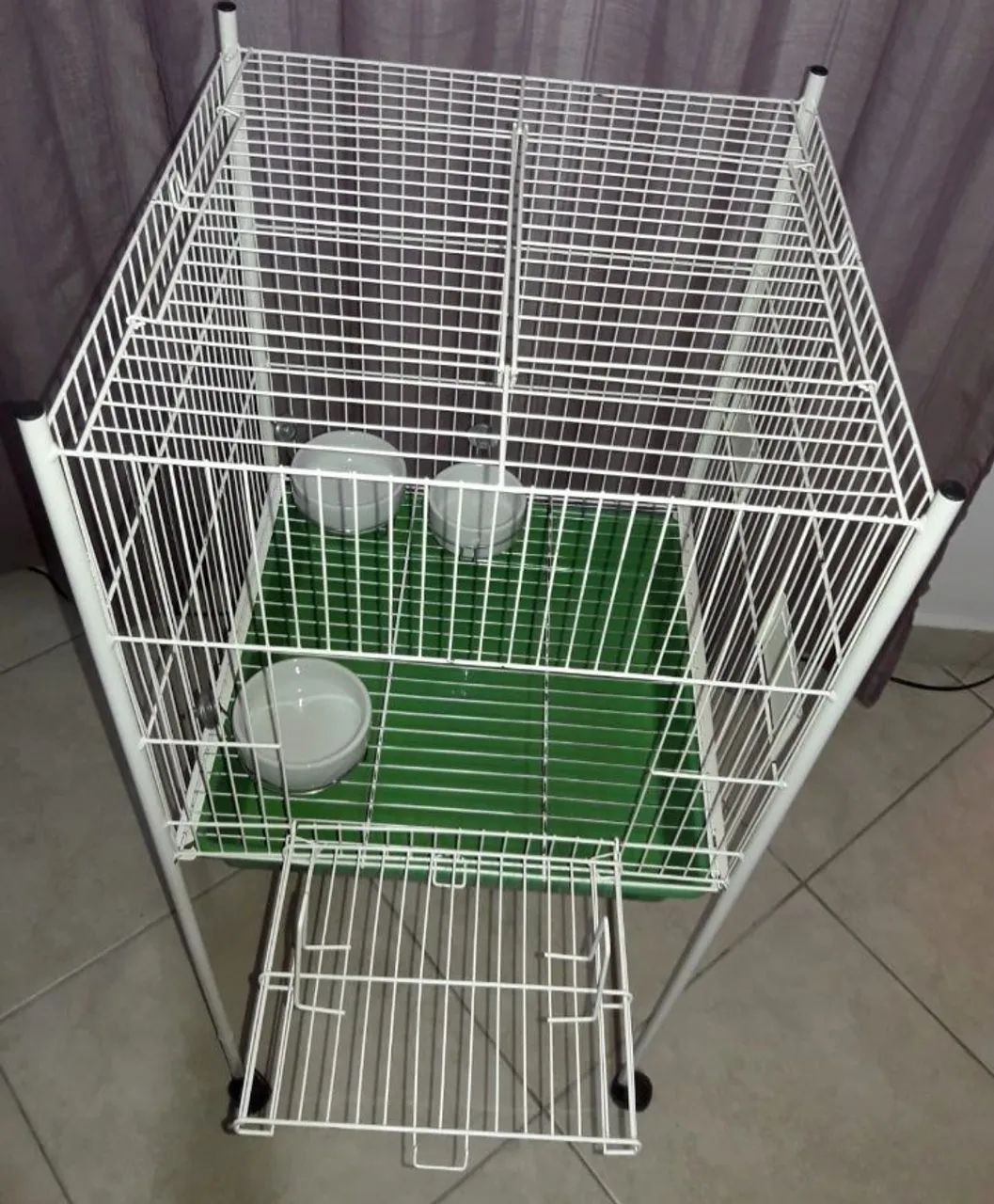 Gaiola grande com rodinhas para passaros . - Foto 3