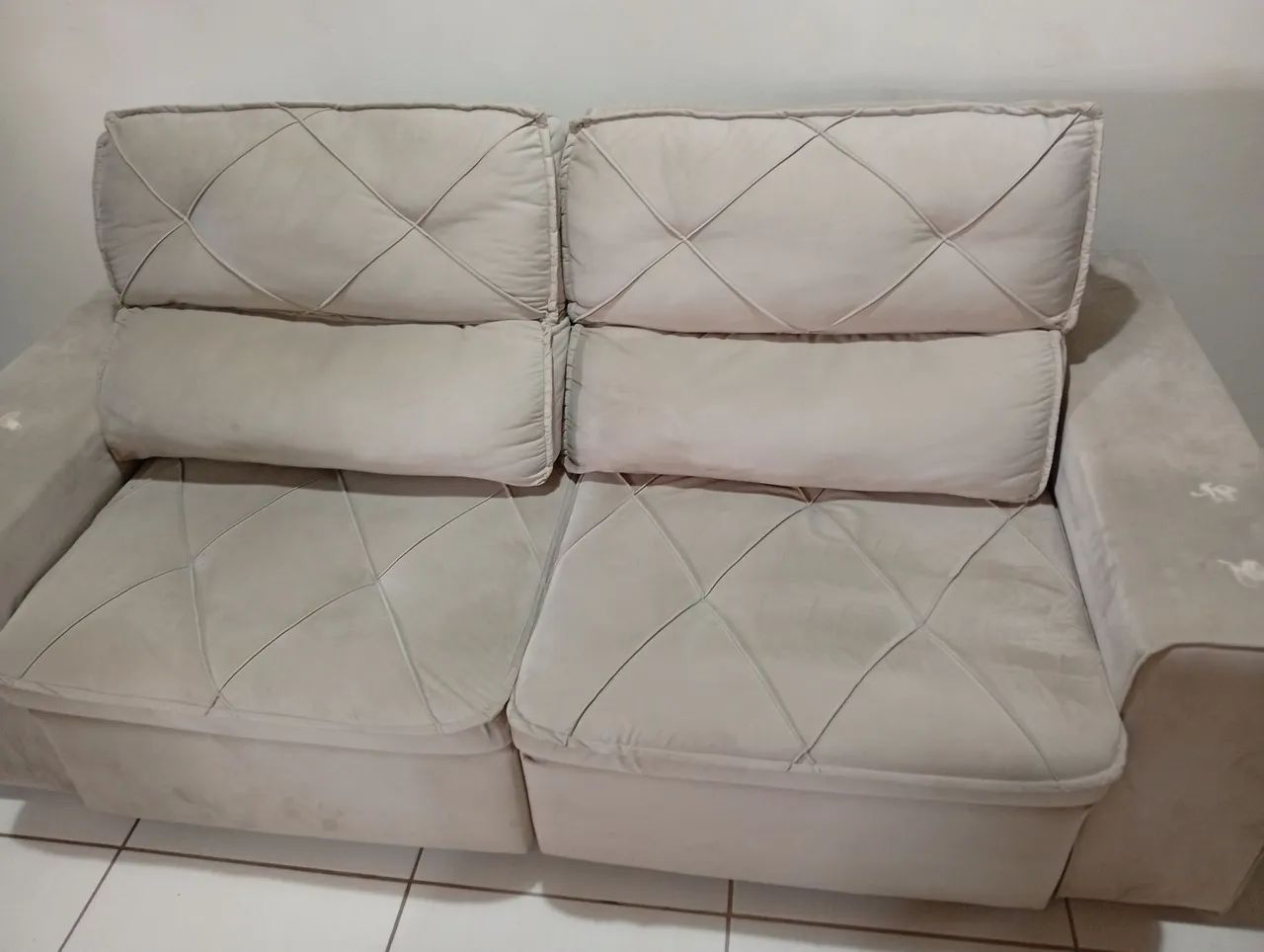 Vendo/Troco sofá retrátil e reclinável  - Foto 2