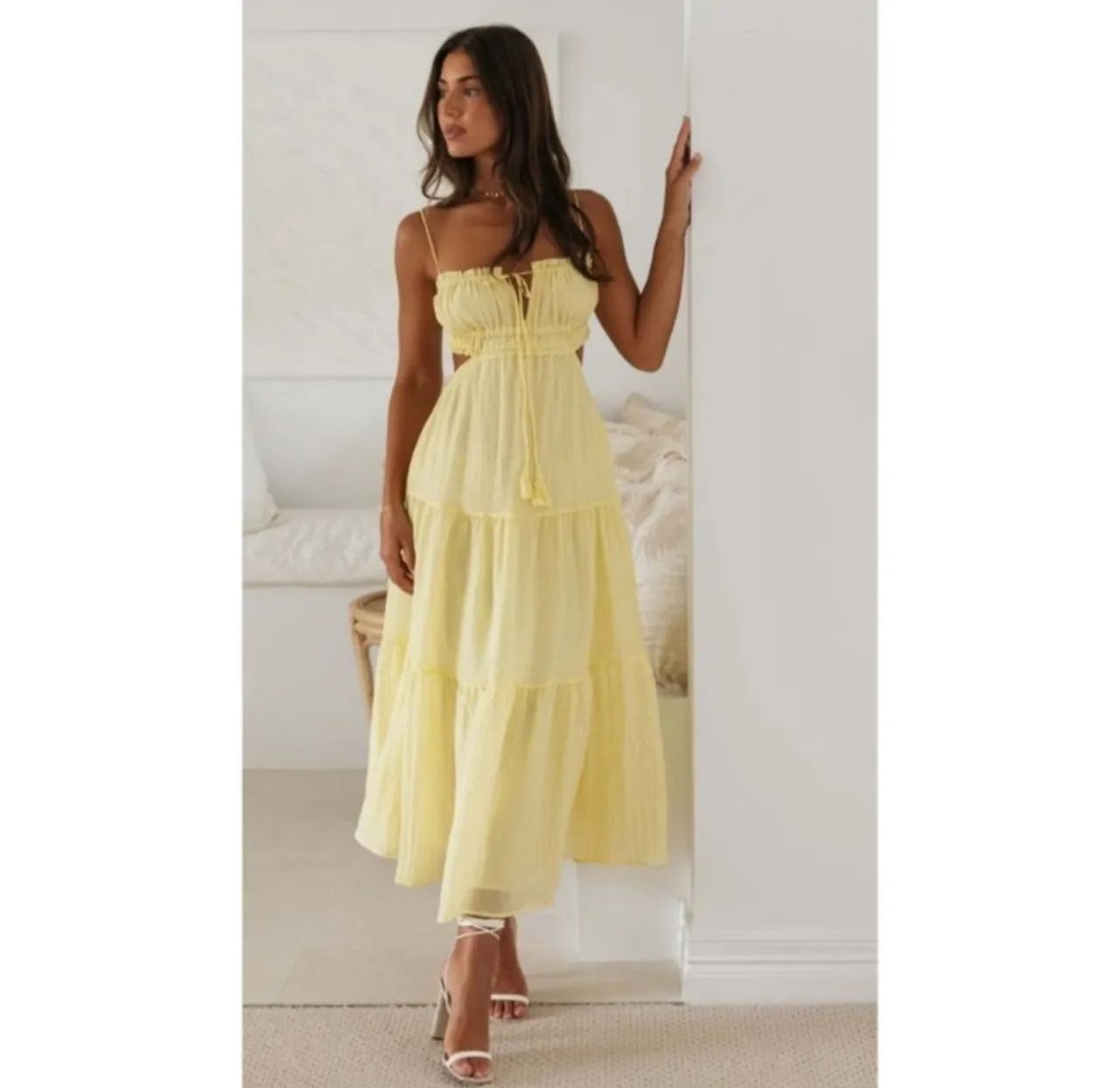 Vestido Longo amarelo