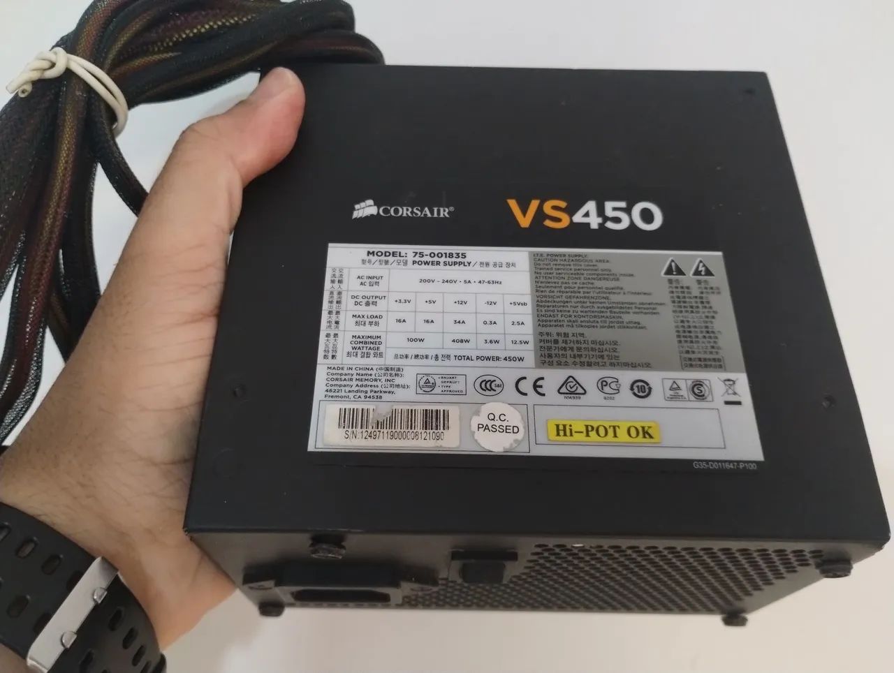 Fonte ATX Corsair 450 W - Foto 2