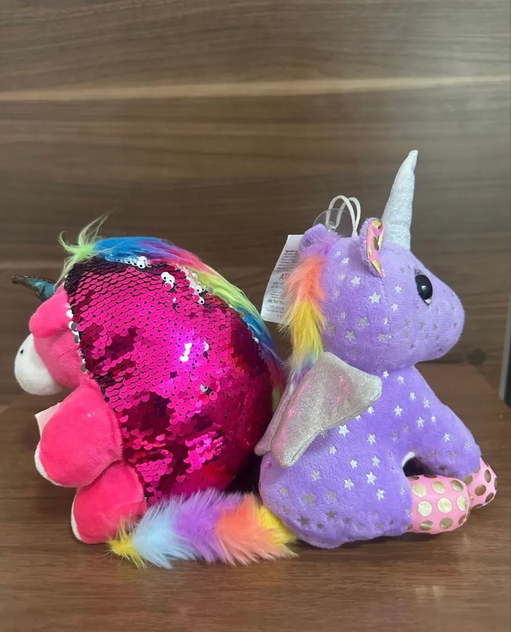 Duas pelúcias Unicórnio e Porco Espinho Br Machine - Foto 3