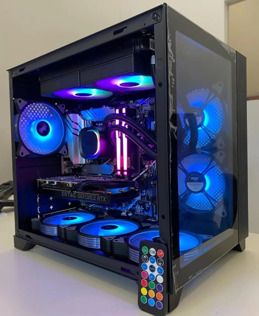 Pc Gamer Aquario Ryzen 9 7900x 32GB DDR5 nvme 1TB Rtx 5060 8gb- Loja física - Foto 3