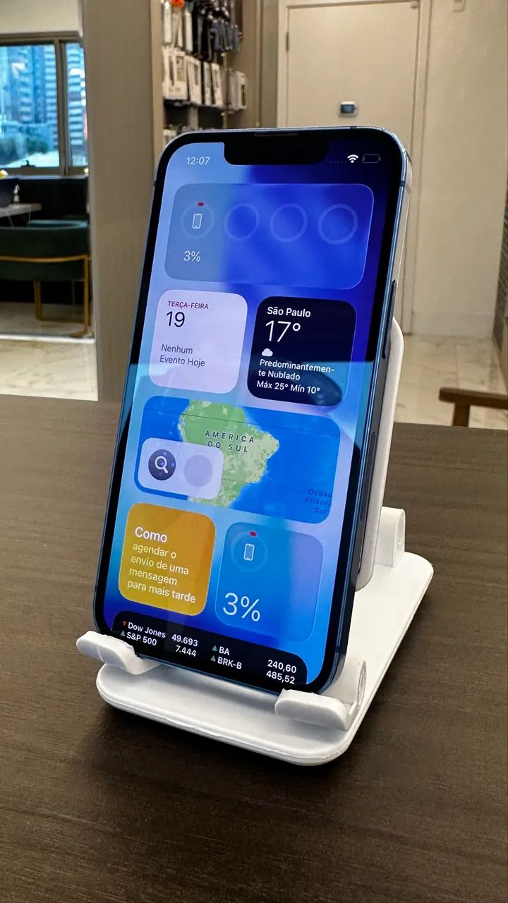 iPhone 13 Mini 128gb Azul Seminovo / Loja Física - Celulares e