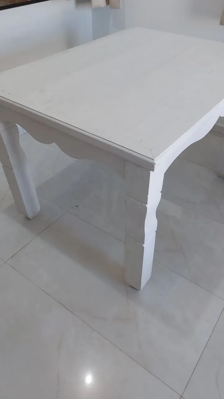 Mesa de Jantar na  Cor "Branca" - Foto 3