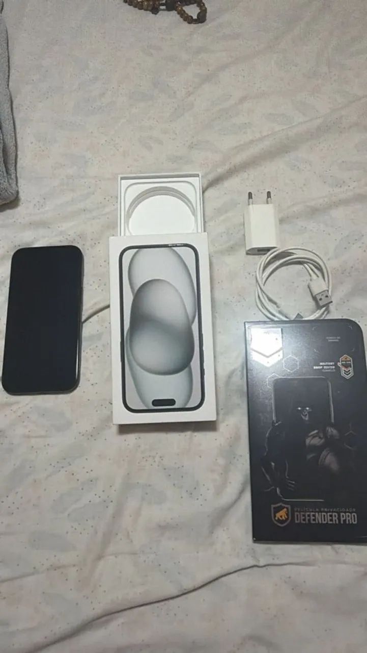 IPhone 15 256GB Preto Completo - Celulares e Smartphones