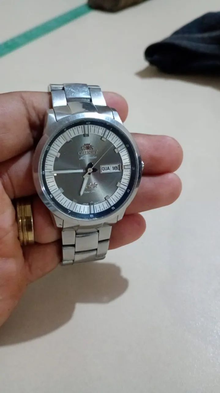 Relógio Orient automático 3 estrela 