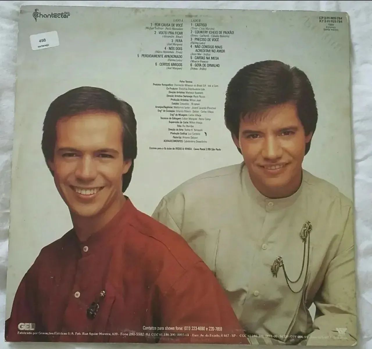 LP vinil Iridio e Irineu  - Foto 2