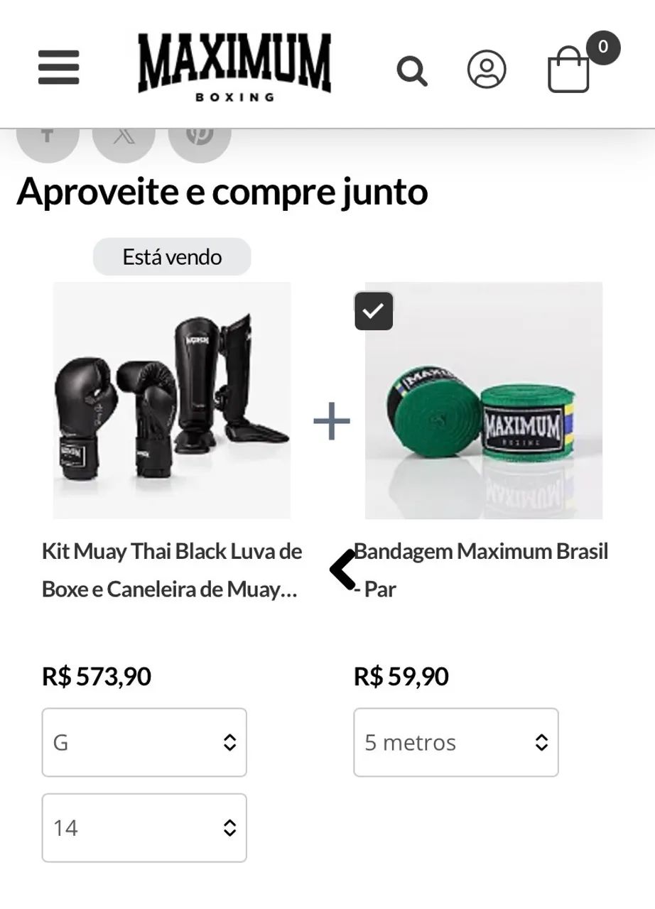 Kit Muay Thai Maximum - Foto 5
