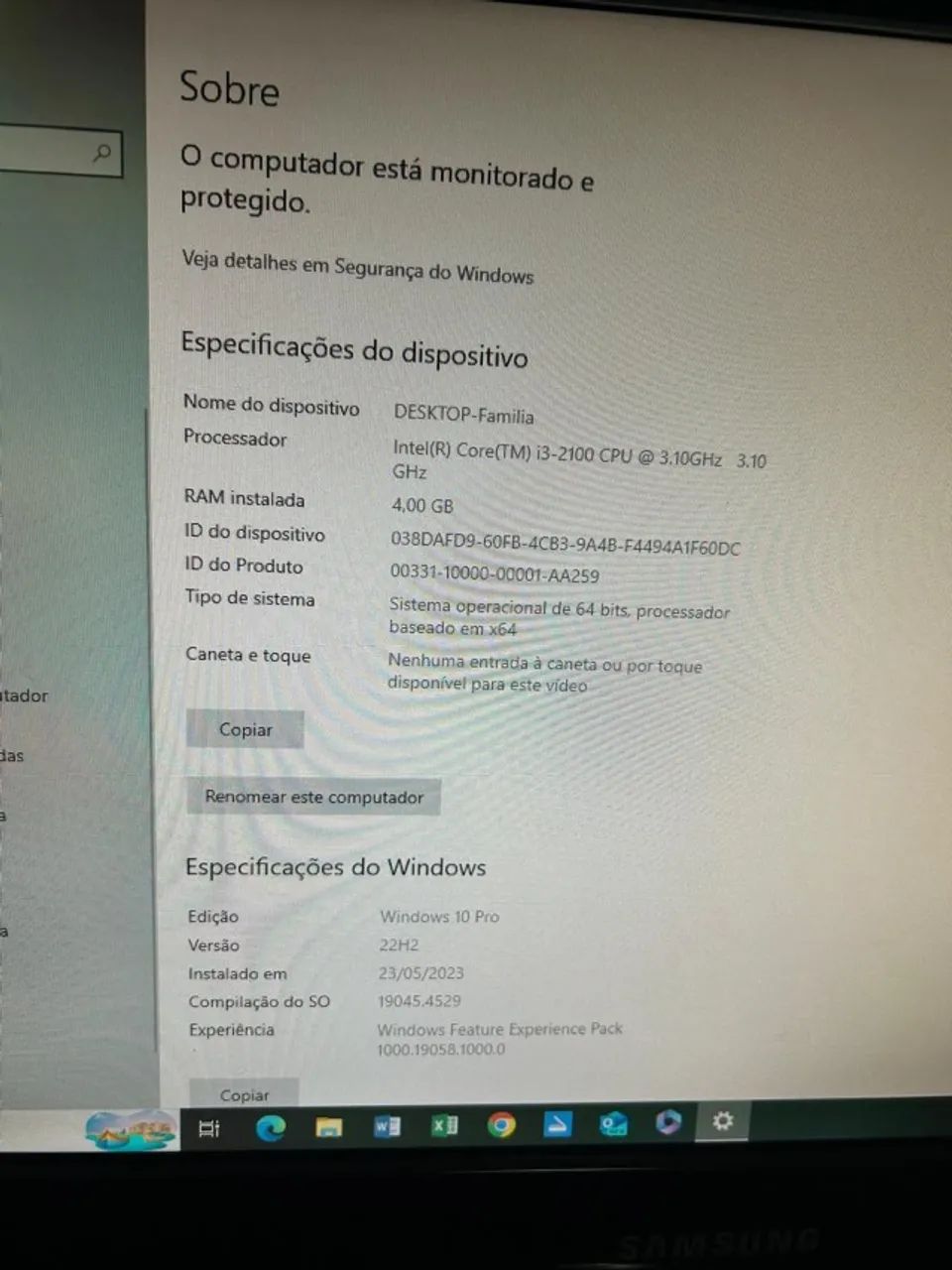 Computador de mesa Intel Core I3 -2100 CPU 3.10GHz 4GB Ram - Foto 5