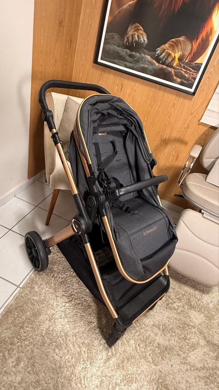 Carrinho de Bebê Infanti Romanzo Travel System Completo com Bebê