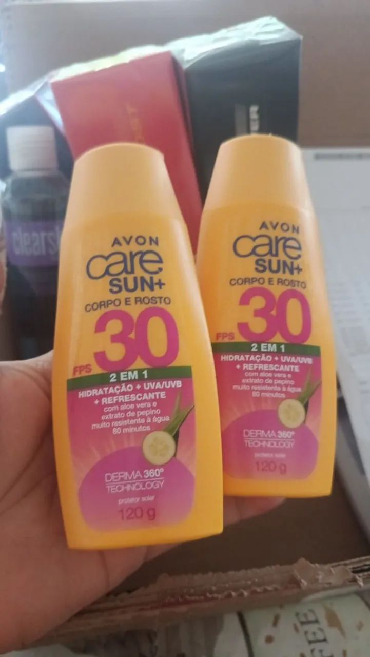 Combo com 2  protetor solar