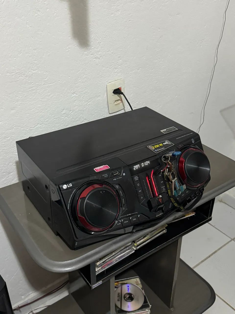 LG XBOOM CJ88 2250W RMS - 3 Caixas + Módulo