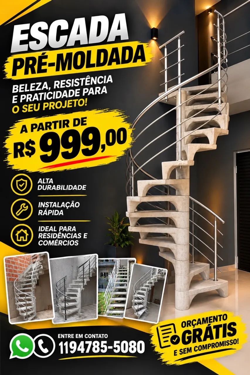 Escada Pré moldada - Oferta 