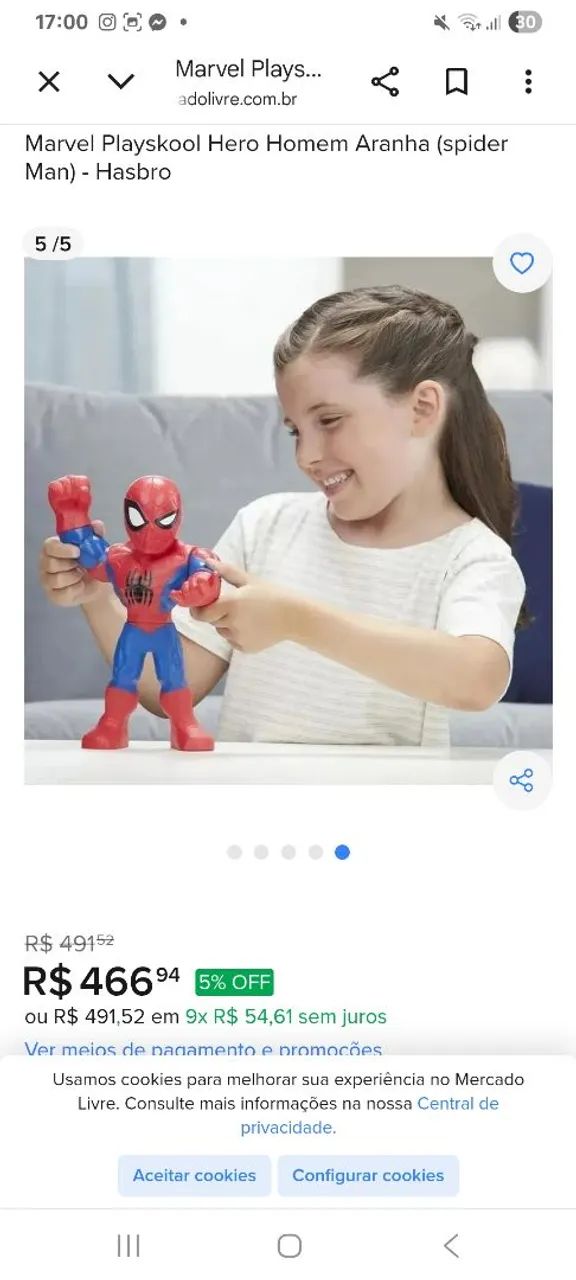 Boneco homem aranha  - Foto 4
