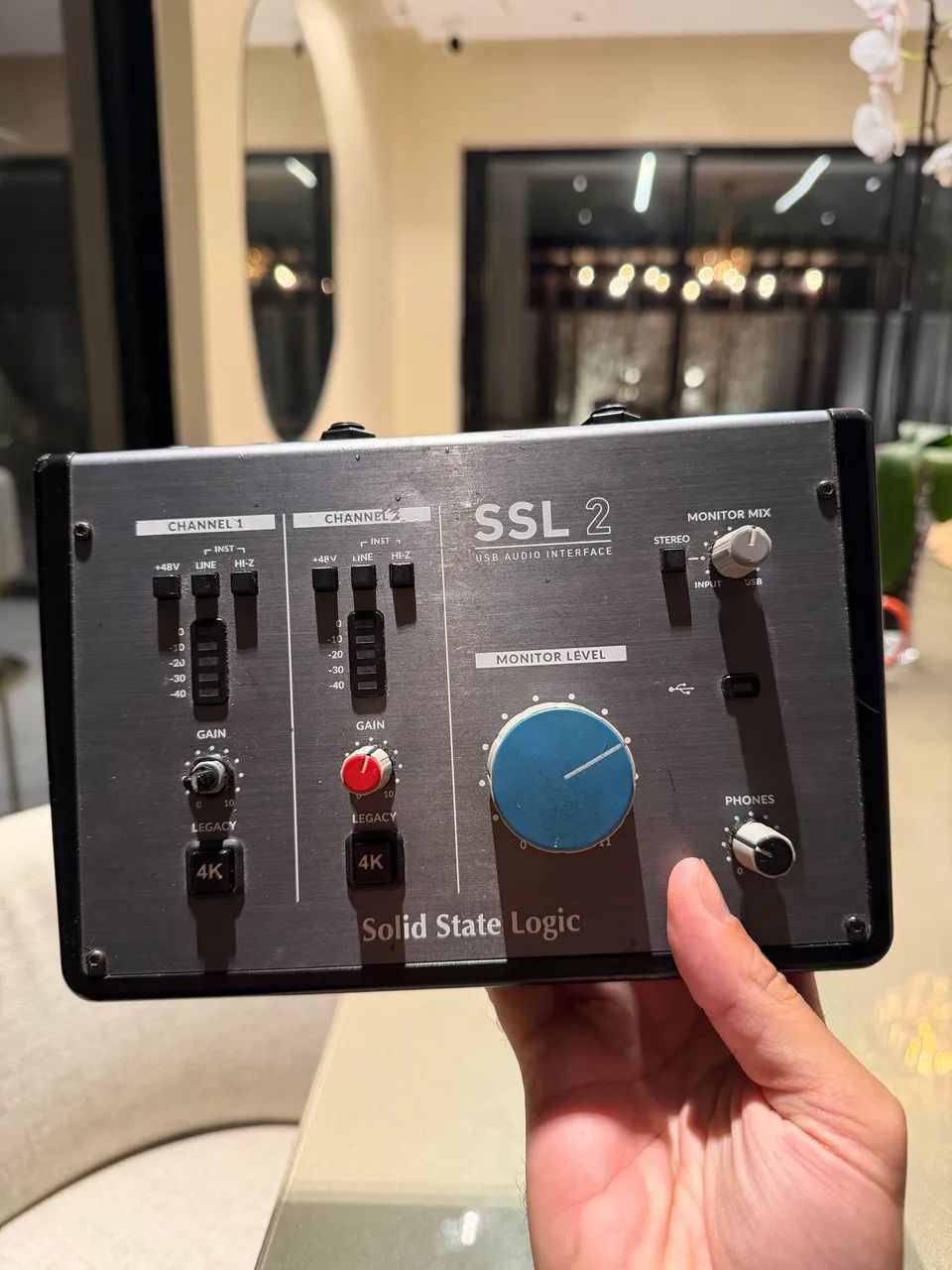 Placa de audio SSL 2