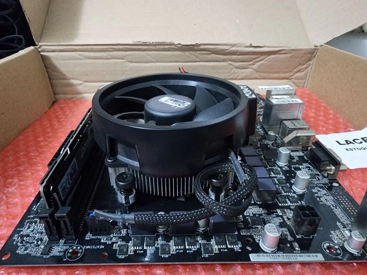 KIT RYZEN 3 2200G + PLACA-MÃE + 8GB RAM - Foto 4