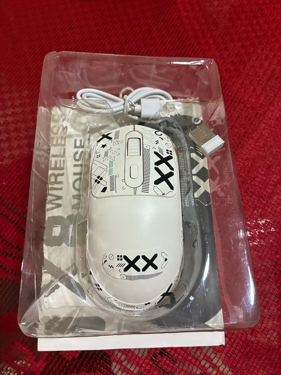 Mouse X8 Wireless Com/Sem Fio com Bluetooth (NOVO, NUNCA UTILIZADO) 