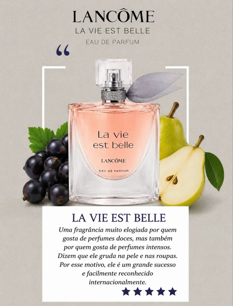 Perfume La Vie Est Belle Lancôme 100ml - Foto 3