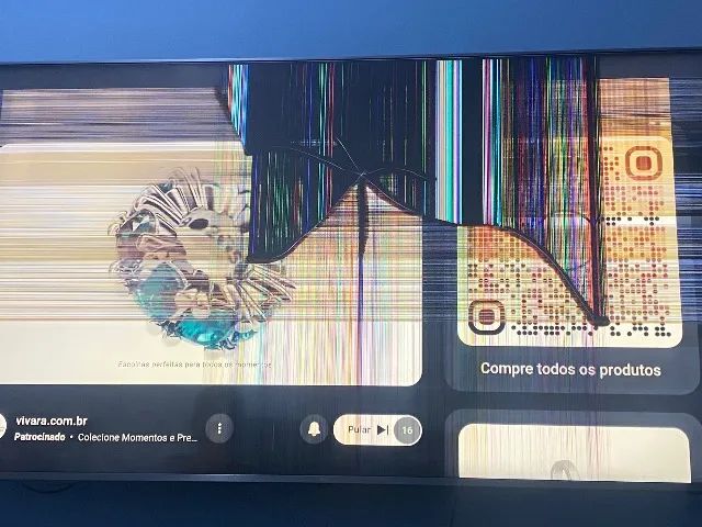 Tv 60 polegadas com defeito na tela  - Foto 3
