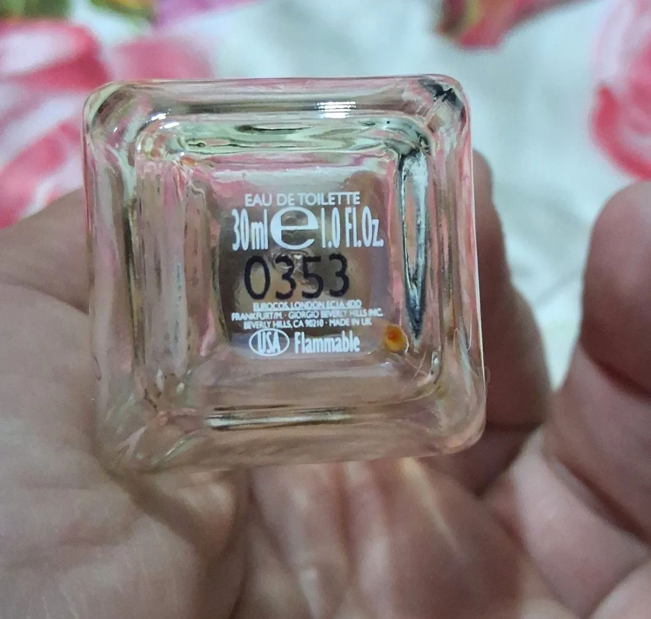 Frasco vazio da miniatura do perfume Giorgio Beverly Hills  - Foto 2