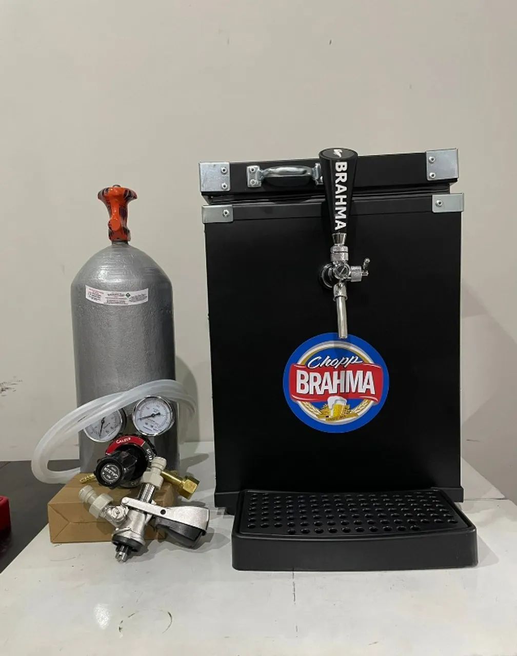 chopeira a gelo completa + chopp de 20l grátis