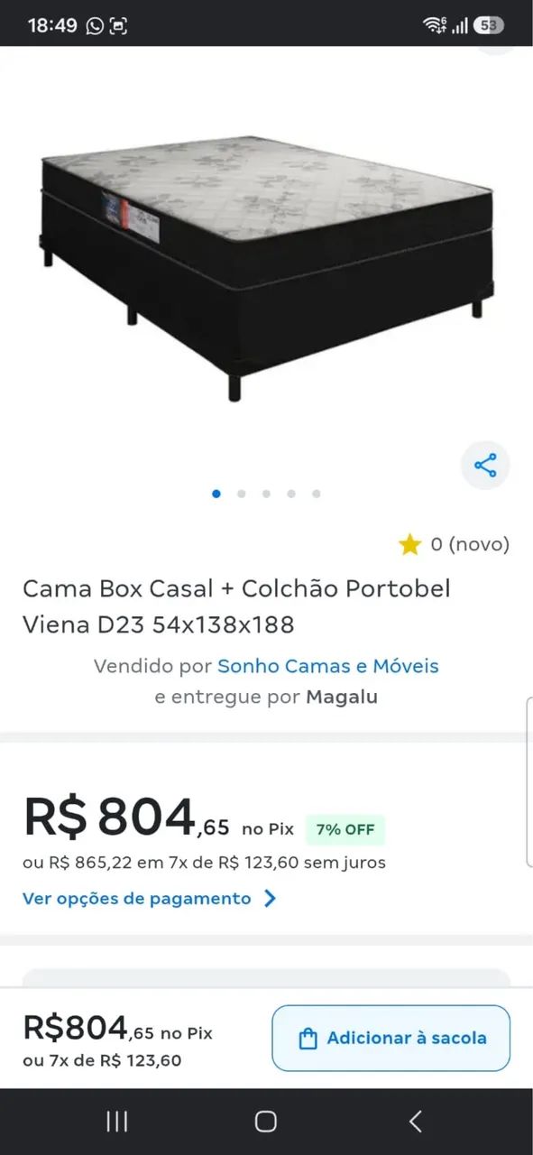 Cama Casal Usada - Foto 2