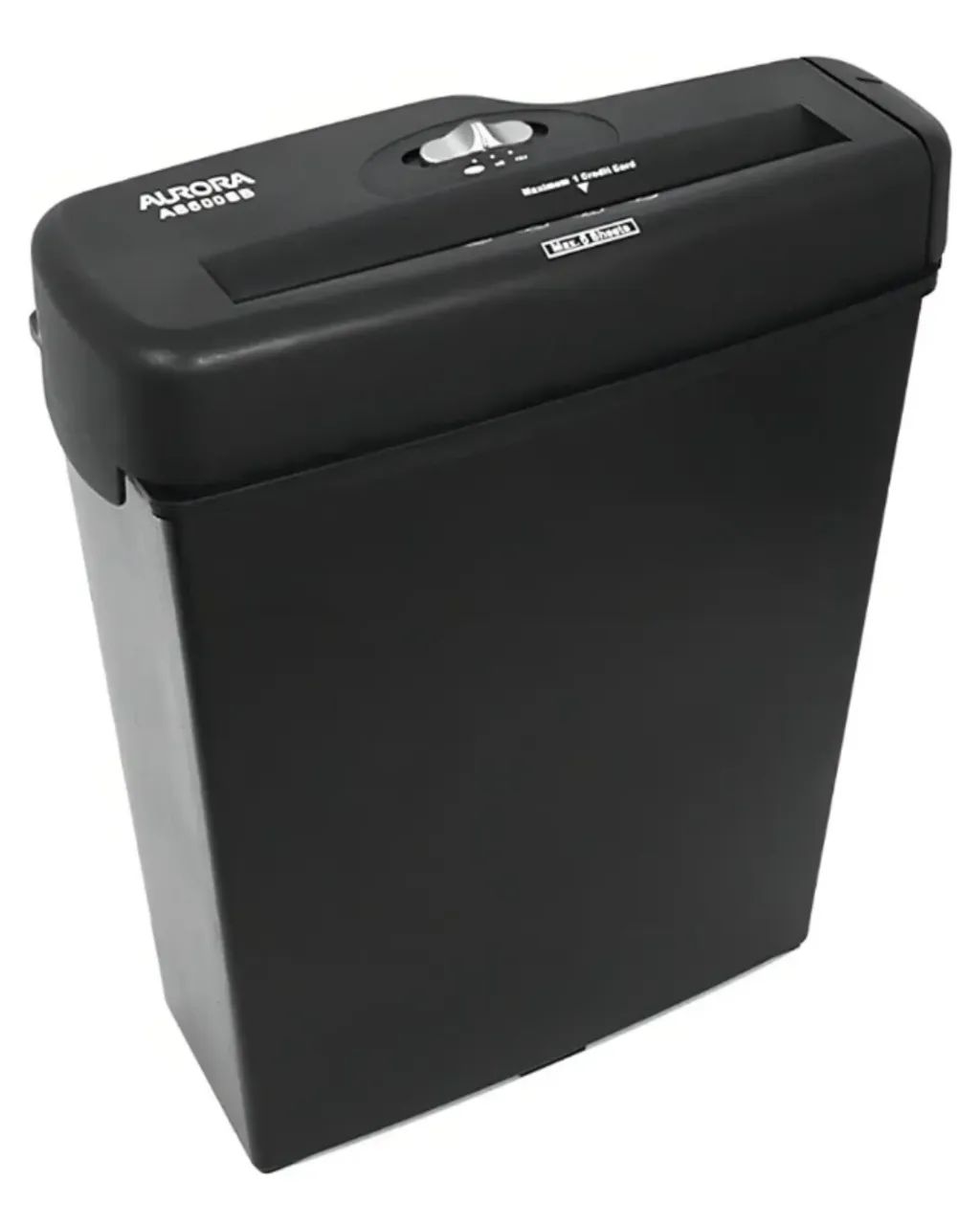 Aurora Paper Shredder, 6-Sheet Capacity, Model AS600SB - 127V