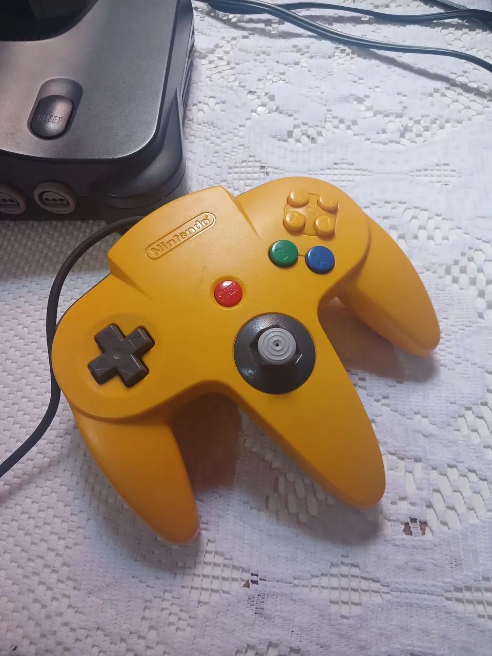 NINTENDO 64 COM CONTROLE E JOGO  - Foto 3