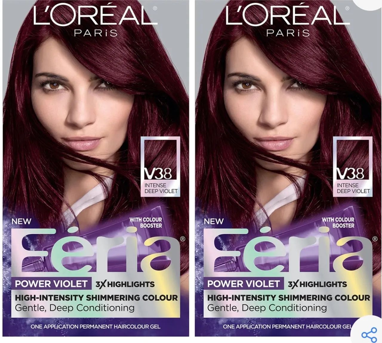 Kit tinta cabelo / L'Oréal Paris Feria V38 (importada EUA)