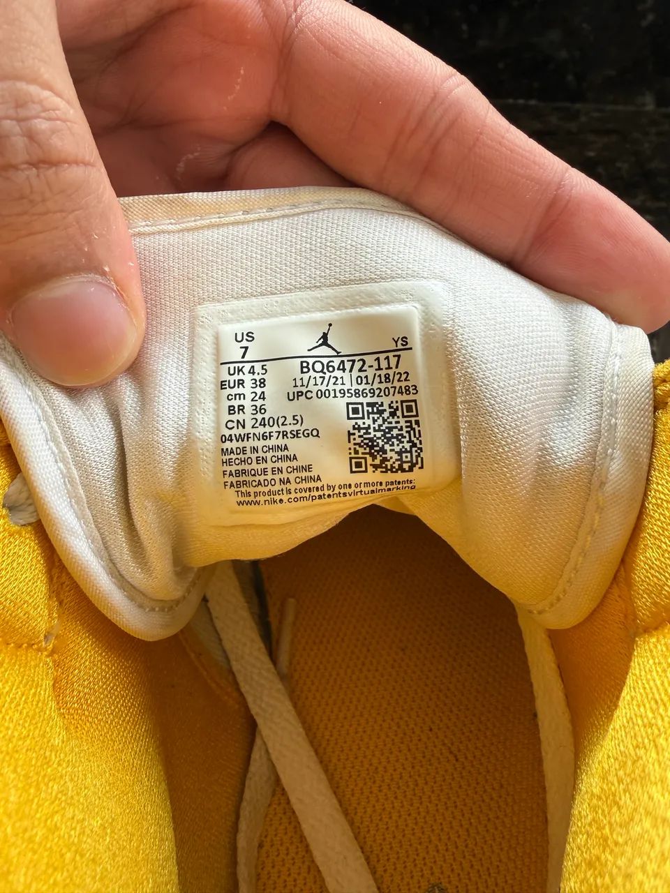 Tênis Air Jordan 1 Mid Yellow Original  - Foto 2