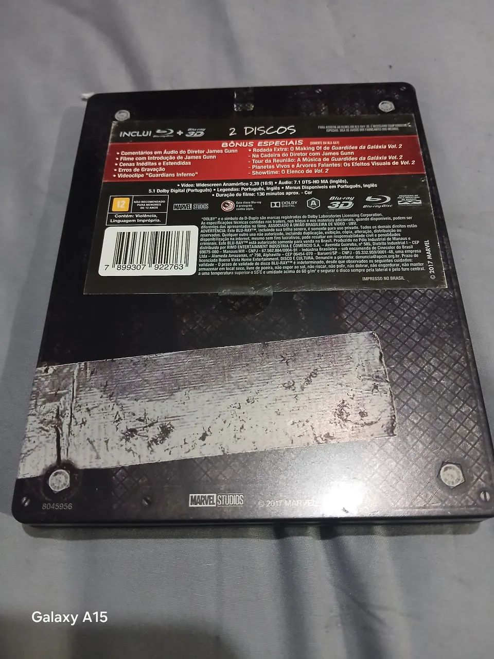  Steelbook guardiões da galáxia vol 2  - Foto 2