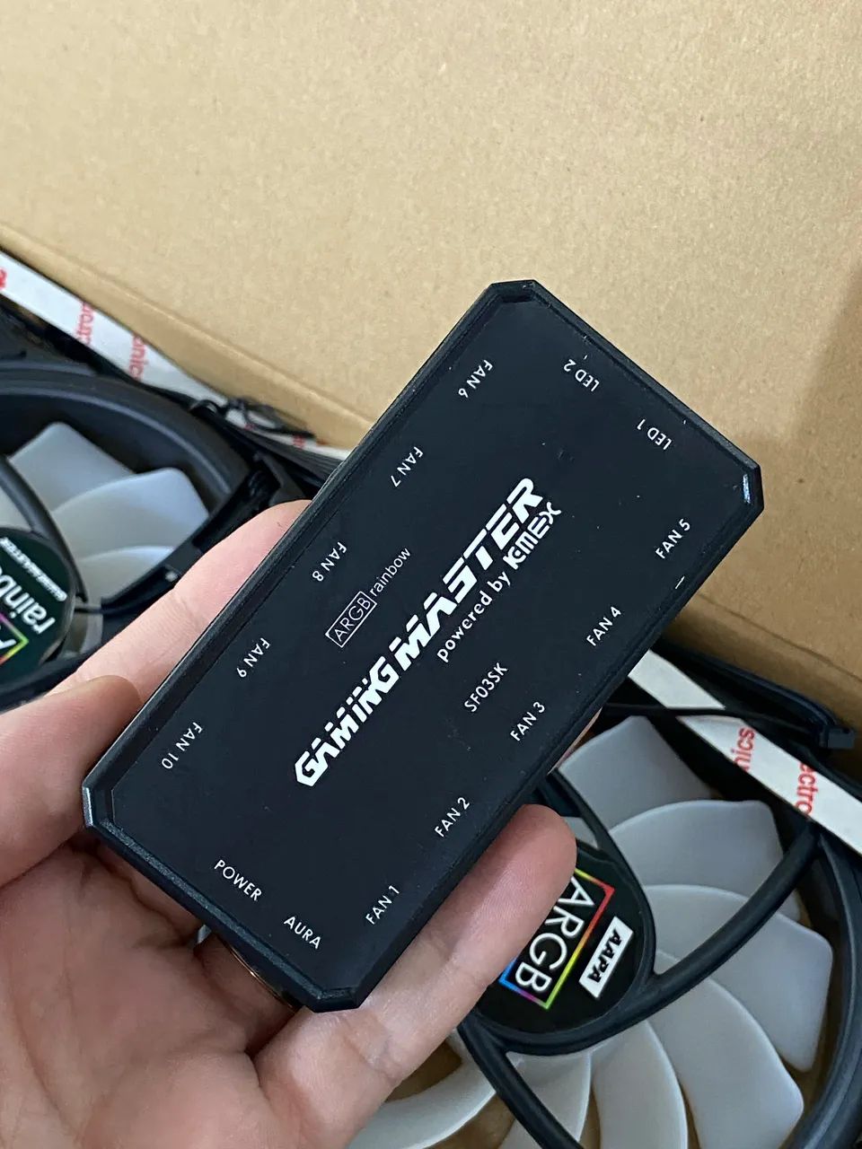 KIT 3 COOLER?s +FITA ARGB COM CONTROLADORA GAMING MASTER NOVA - Foto 4