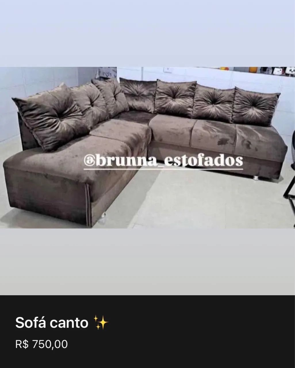 ? SOFÁ NOVO A PRONTA ENTREGA ?