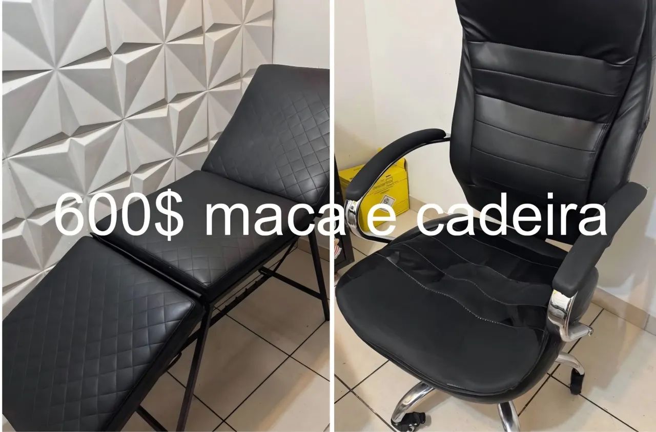 Vendo maca e cadeira 