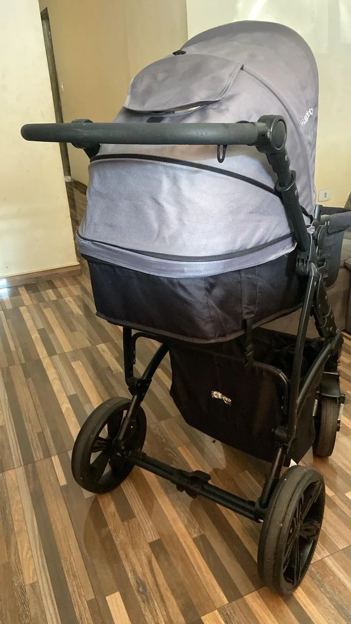 Carrinho Moisés com bebê conforto  - Foto 3