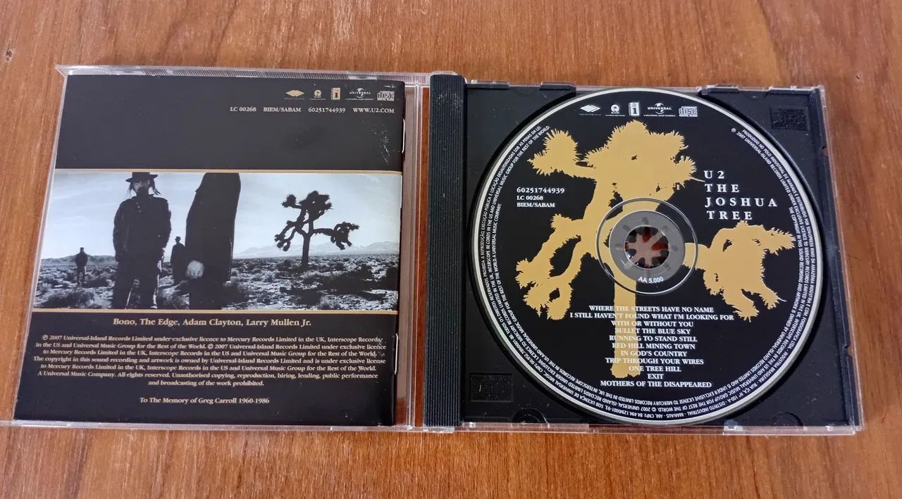 U2 The Joshua Tree SHM CD 初回限定盤 廃盤 CD U2 - THE JOSHUA TREE (ORIGINAL / BOM ESTADO - CDs, DVDs etc