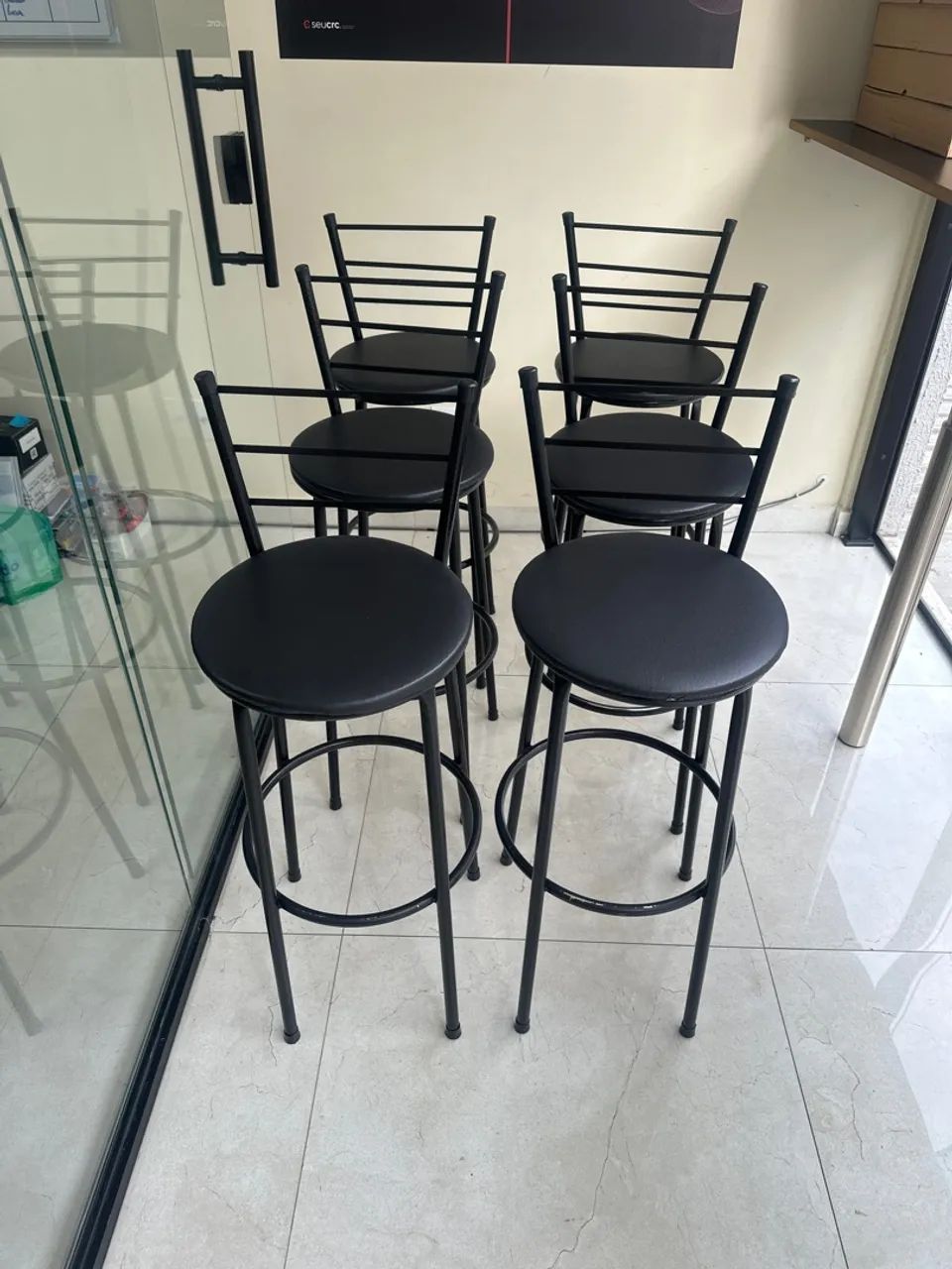 Kit 6 Banquetas