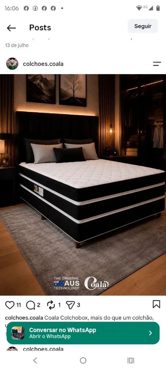 Cama box casal 
