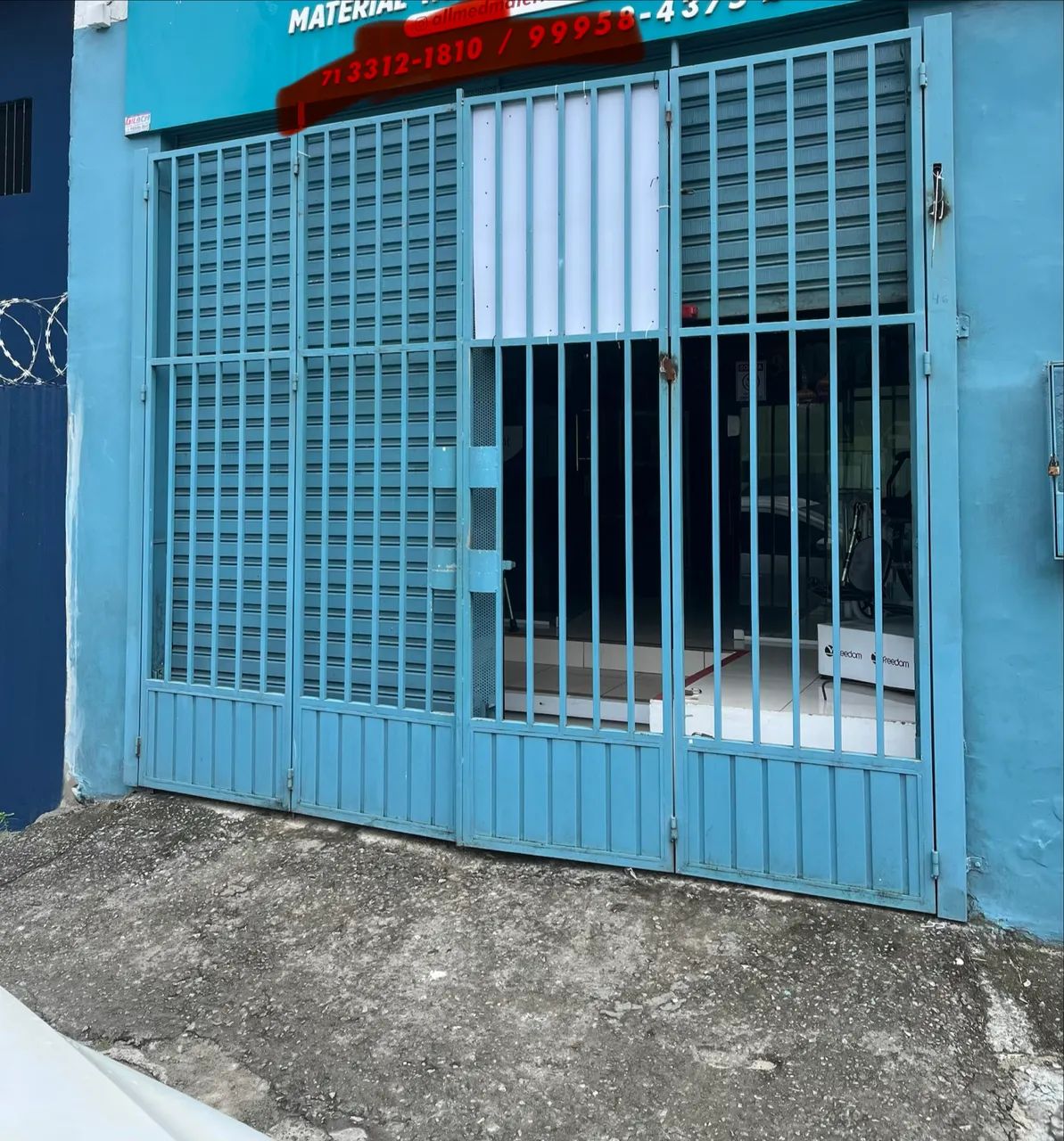 Portão com 04 bandas 