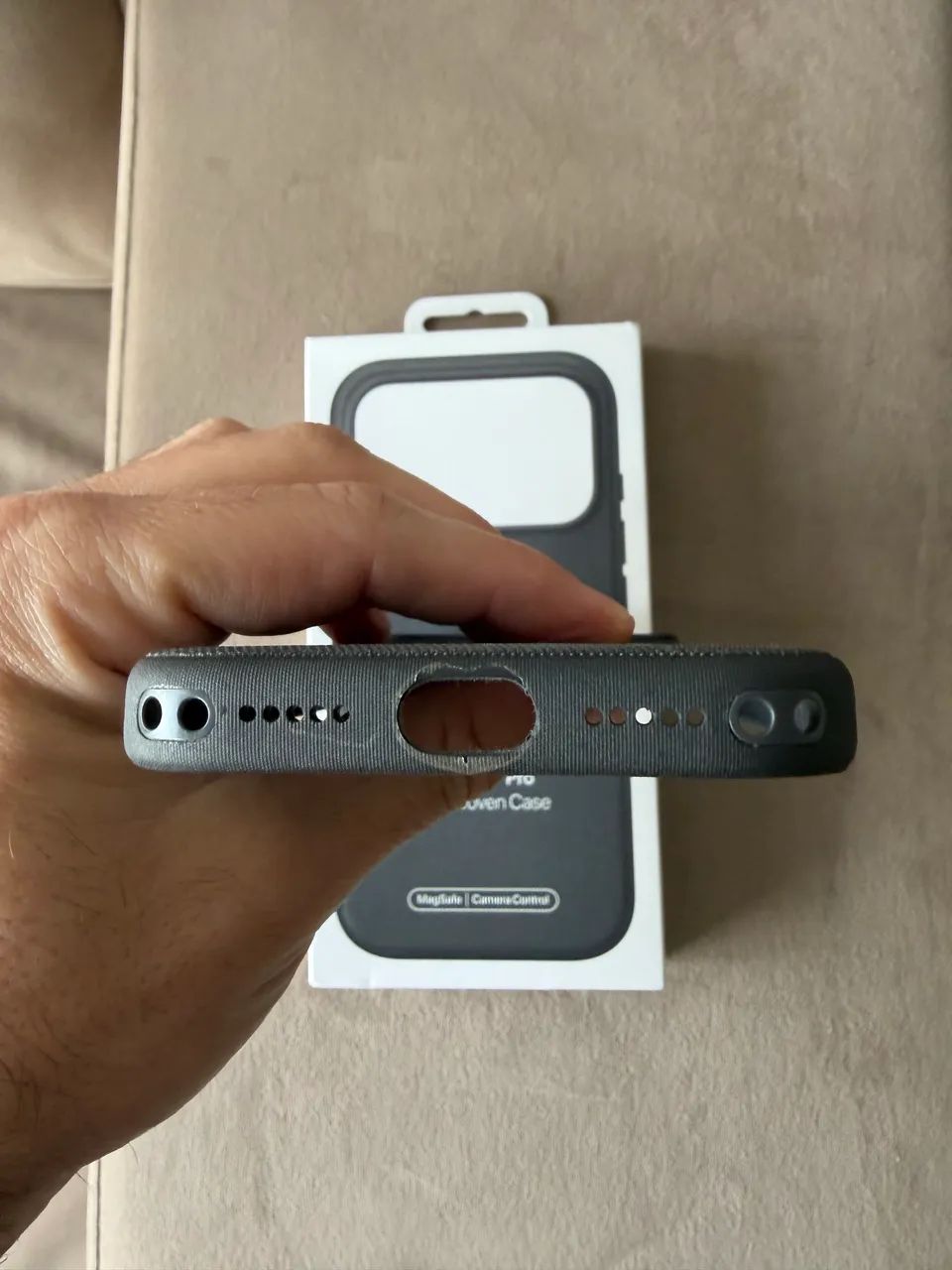 Capa de tecido TechWoven para iPhone 17 Pro - Foto 4