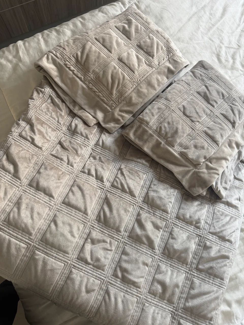 Colcha de veludo matelasse MMartan - Foto 3
