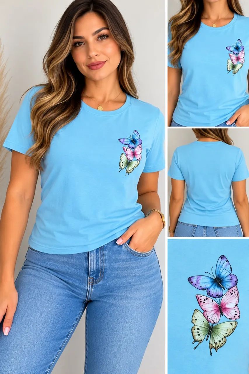 Kit T-shirt feminina  - Foto 2