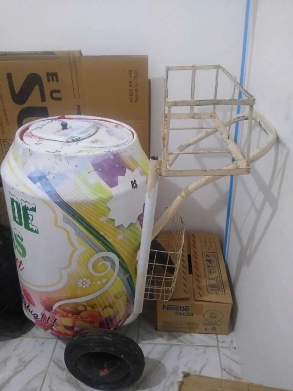 Carrinho com revestimento em isopor.. - Foto 2
