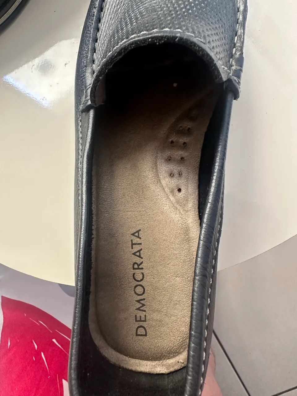 Sapato democrata em couro - Foto 2