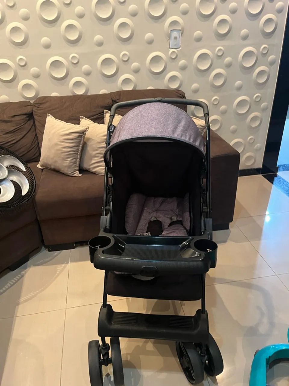 Carrinho com bebê conforto  - Foto 4